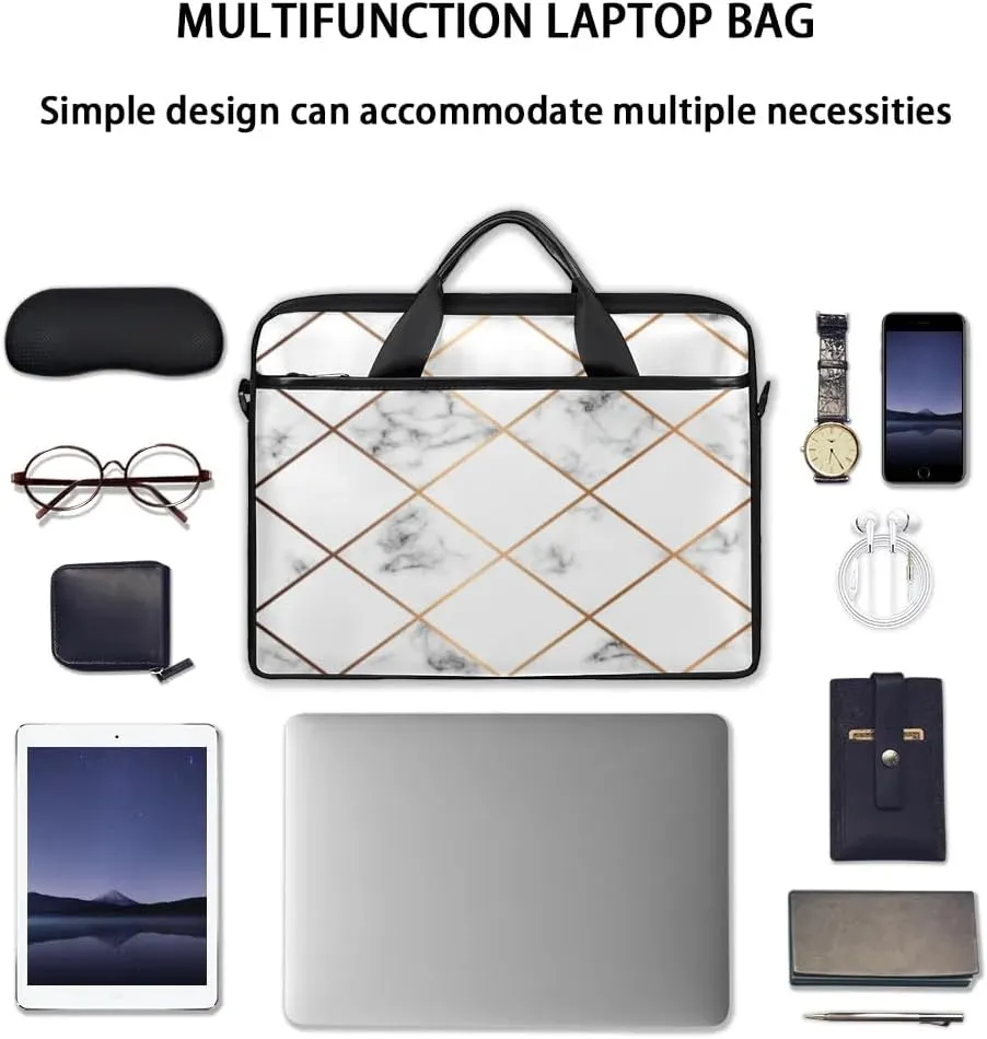 Laptop Shoulder Bag for 13-15 Inch Waterproof Laptop Sleeve Case Bag Slim Computer Carry Case Computer Cases for Laptops