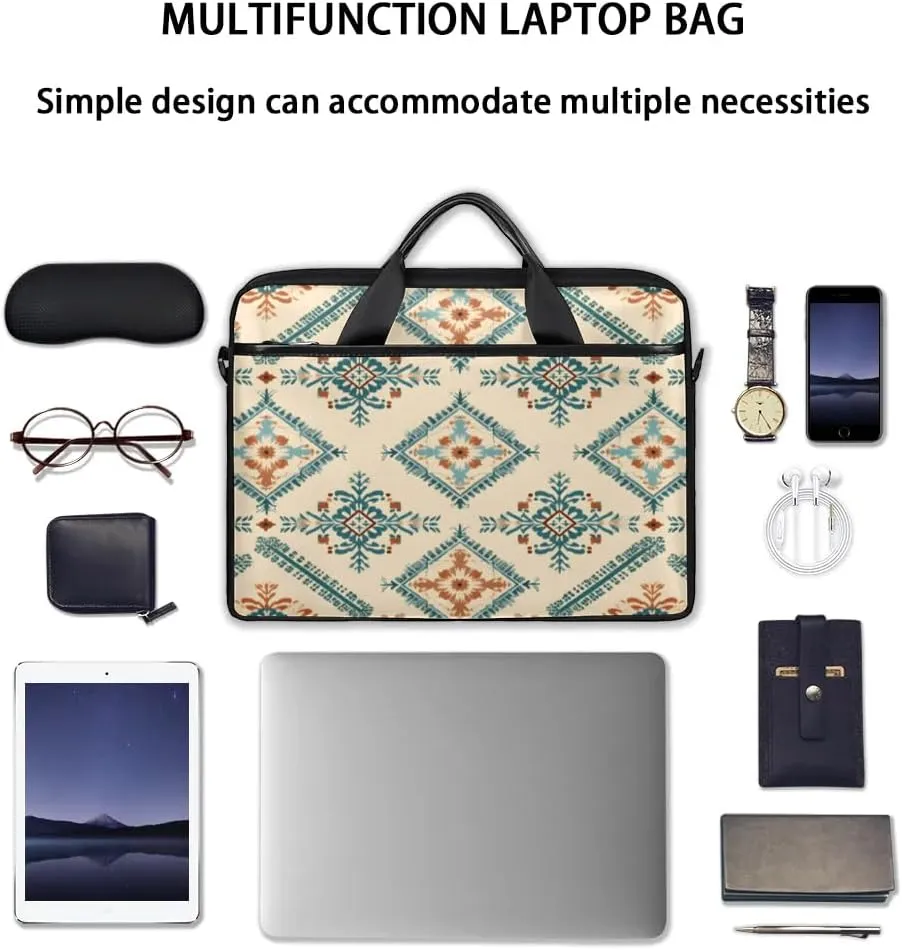 Laptop Shoulder Bag for 13-15 Inch Waterproof Laptop Sleeve Case Bag Slim Computer Carry Case Computer Cases for Laptops