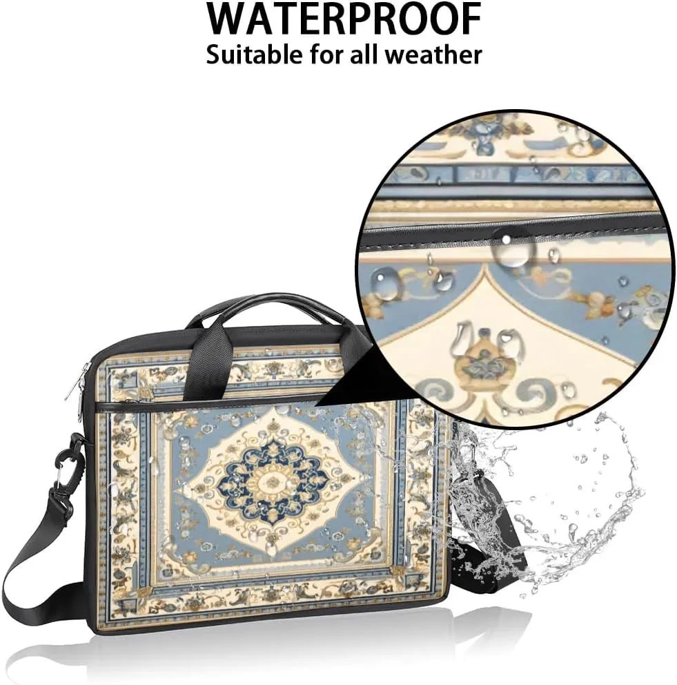 Laptop Shoulder Bag for 13-15 Inch Waterproof Laptop Sleeve Case Bag Slim Computer Carry Case Computer Cases for Laptops