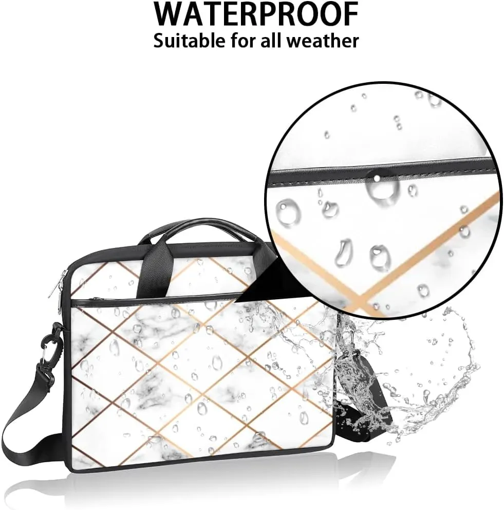 Laptop Shoulder Bag for 13-15 Inch Waterproof Laptop Sleeve Case Bag Slim Computer Carry Case Computer Cases for Laptops