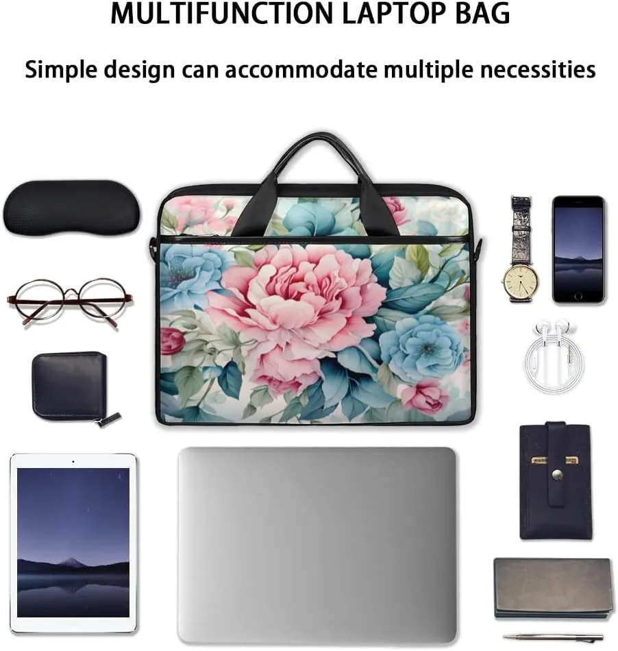 Laptop Shoulder Bag for 13-15 Inch Waterproof Laptop Sleeve Case Bag Slim Computer Carry Case Computer Cases for Laptops