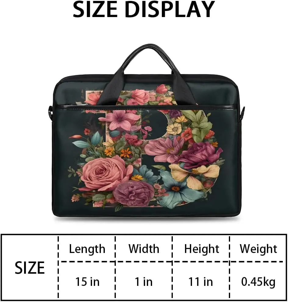 Laptop Shoulder Bag for 13-15 Inch Waterproof Laptop Sleeve Case Bag Slim Computer Carry Case Computer Cases for Laptops
