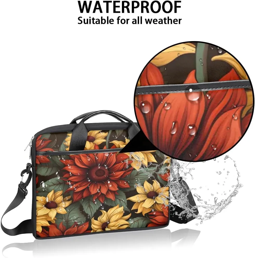 Laptop Shoulder Bag for 13-15 Inch Waterproof Laptop Sleeve Case Bag Slim Computer Carry Case Computer Cases for Laptops