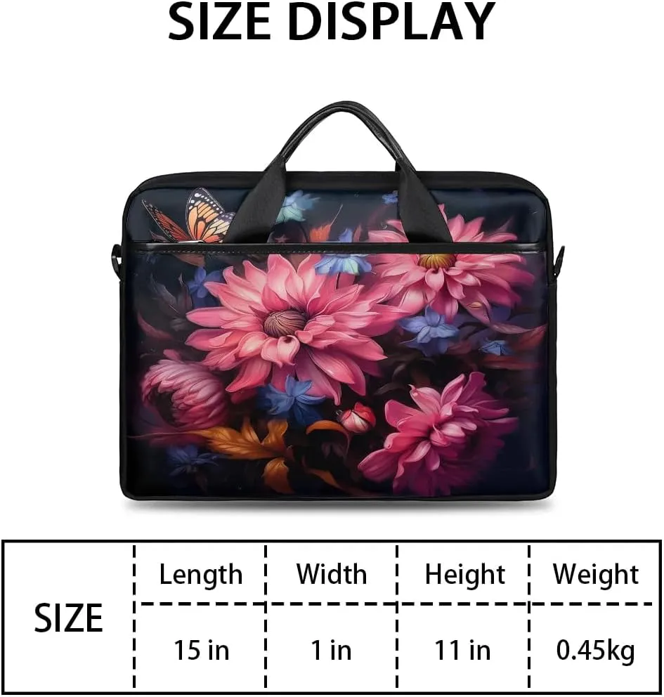 Laptop Shoulder Bag for 13-15 Inch Waterproof Laptop Sleeve Case Bag Slim Computer Carry Case Computer Cases for Laptops