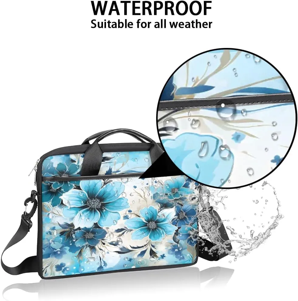 Laptop Shoulder Bag for 13-15 Inch Waterproof Laptop Sleeve Case Bag Slim Computer Carry Case Computer Cases for Laptops