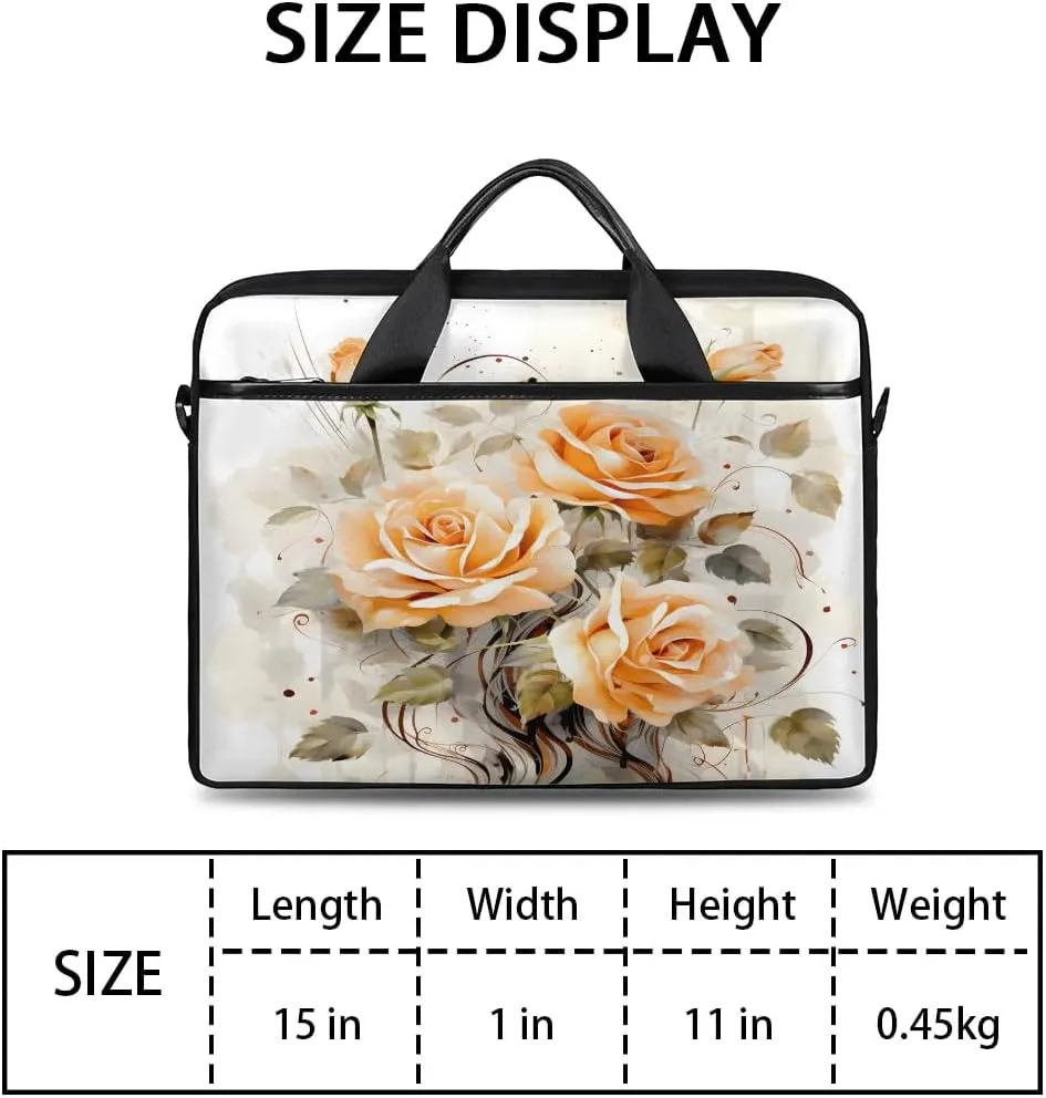 Laptop Shoulder Bag for 13-15 Inch Waterproof Laptop Sleeve Case Bag Slim Computer Carry Case Computer Cases for Laptops