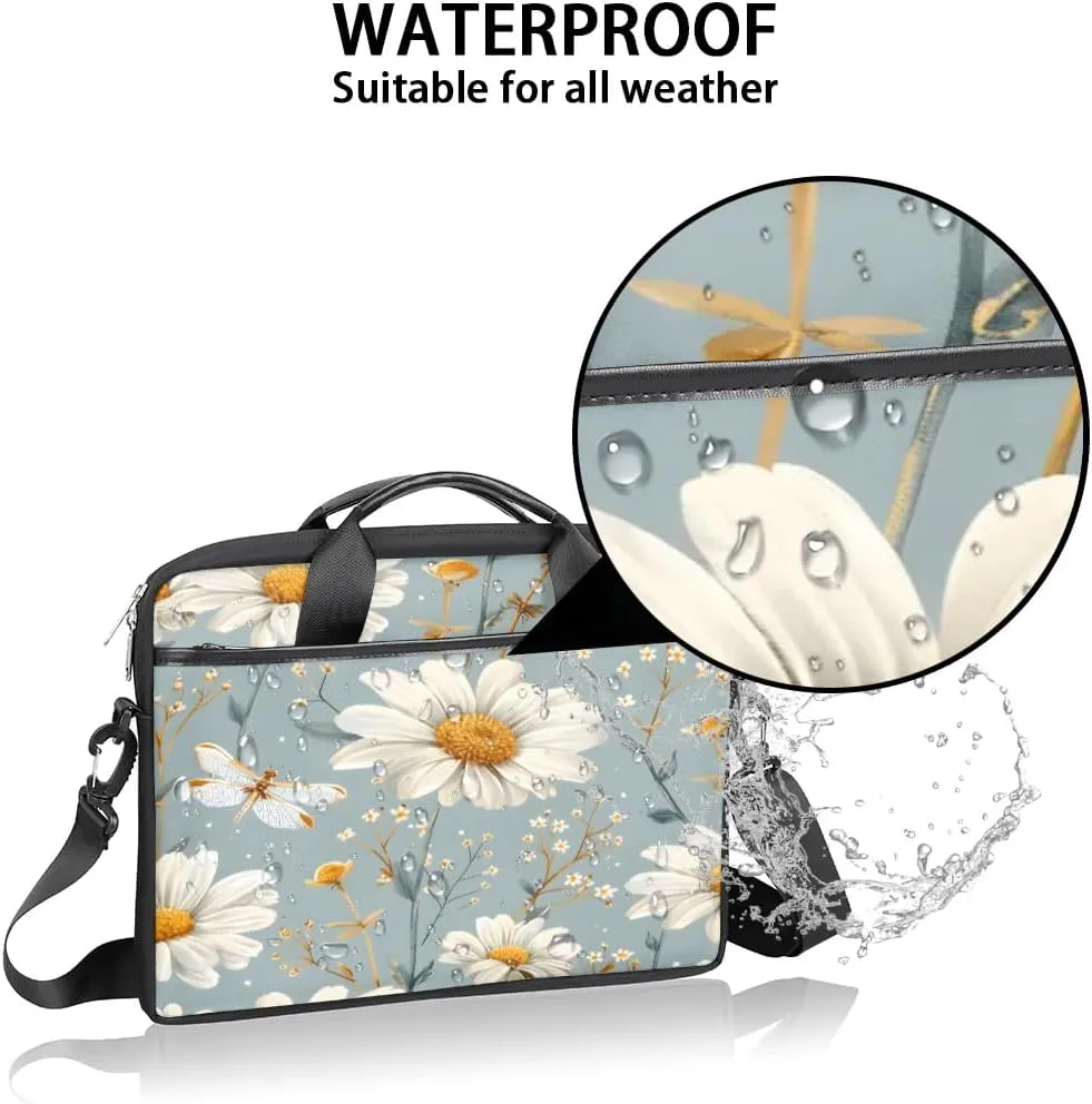 Laptop Shoulder Bag for 13-15 Inch Waterproof Laptop Sleeve Case Bag Slim Computer Carry Case Computer Cases for Laptops