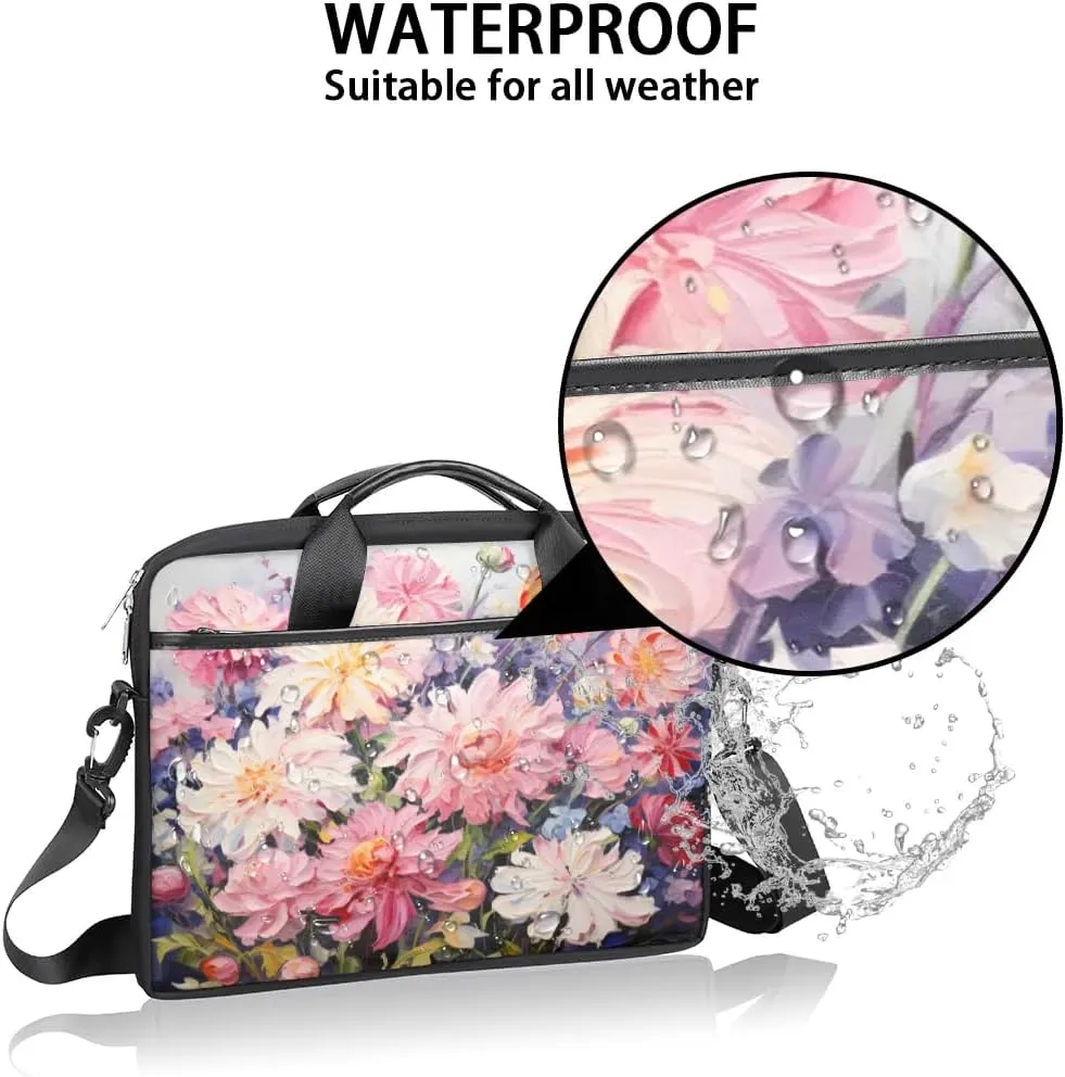 Laptop Shoulder Bag for 13-15 Inch Waterproof Laptop Sleeve Case Bag Slim Computer Carry Case Computer Cases for Laptops