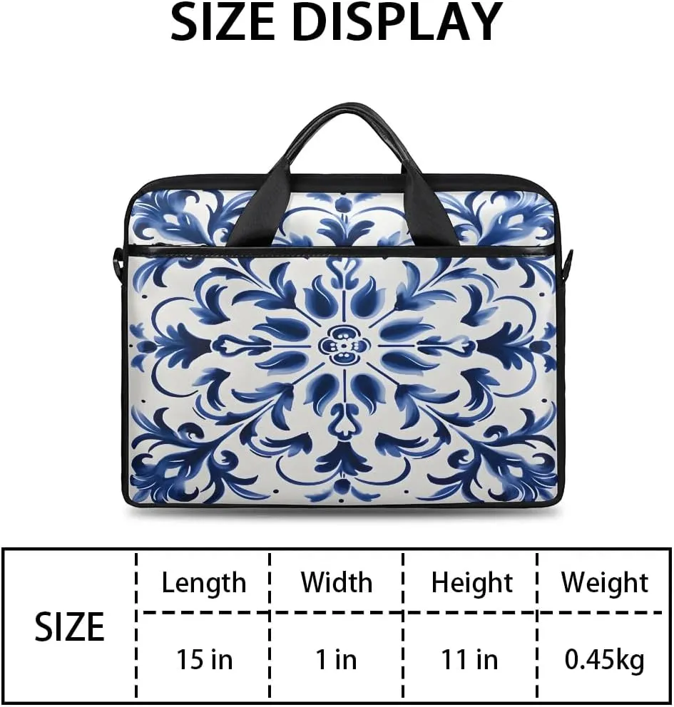 Laptop Shoulder Bag for 13-15 Inch Waterproof Laptop Sleeve Case Bag Slim Computer Carry Case Computer Cases for Laptops