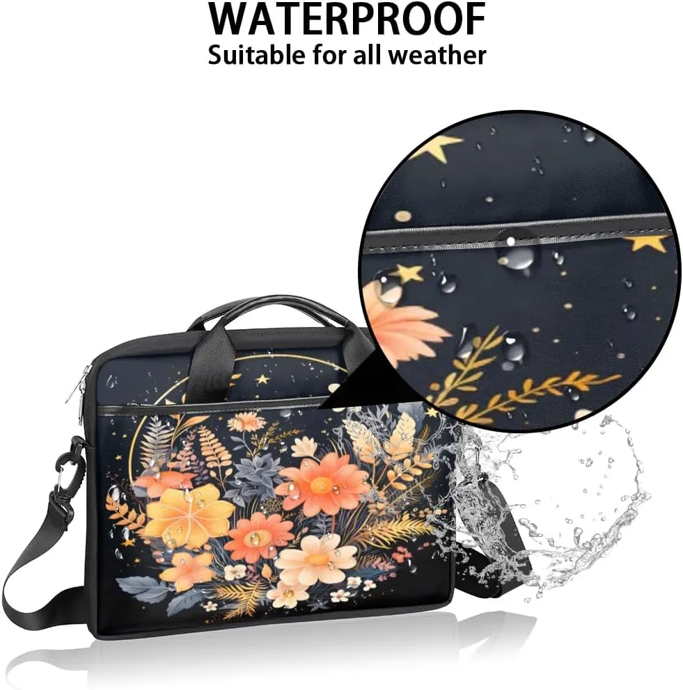 Laptop Shoulder Bag for 13-15 Inch Waterproof Laptop Sleeve Case Bag Slim Computer Carry Case Computer Cases for Laptops
