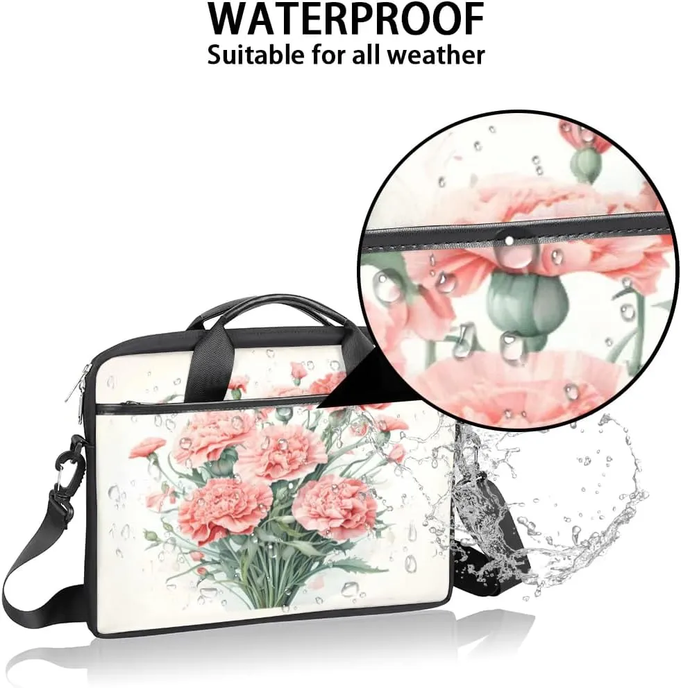 Laptop Shoulder Bag for 13-15 Inch Waterproof Laptop Sleeve Case Bag Slim Computer Carry Case Computer Cases for Laptops