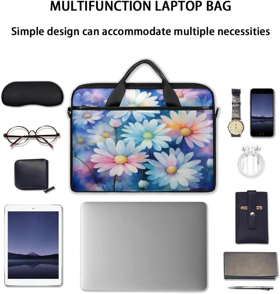 Laptop Shoulder Bag for 13-15 Inch Waterproof Laptop Sleeve Case Bag Slim Computer Carry Case Computer Cases for Laptops