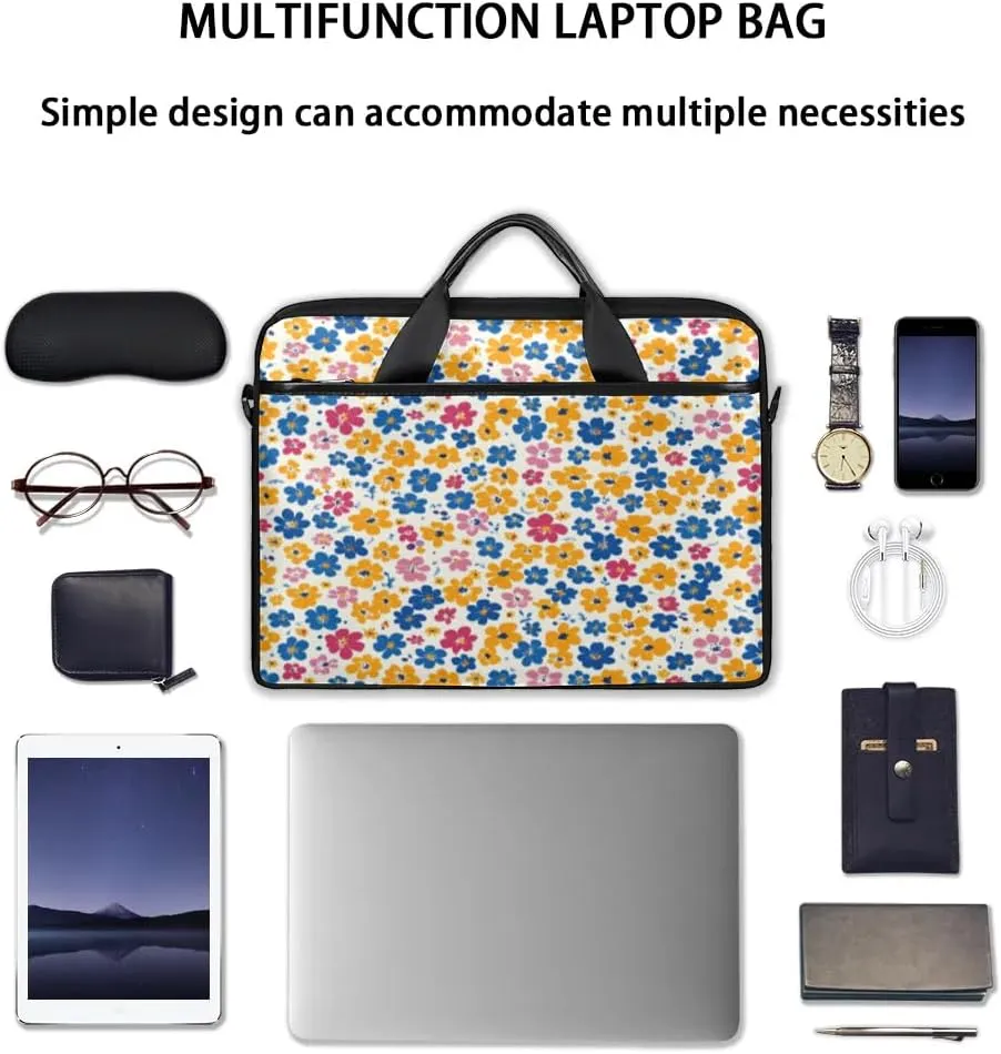 Laptop Shoulder Bag for 13-15 Inch Waterproof Laptop Sleeve Case Bag Slim Computer Carry Case Computer Cases for Laptops