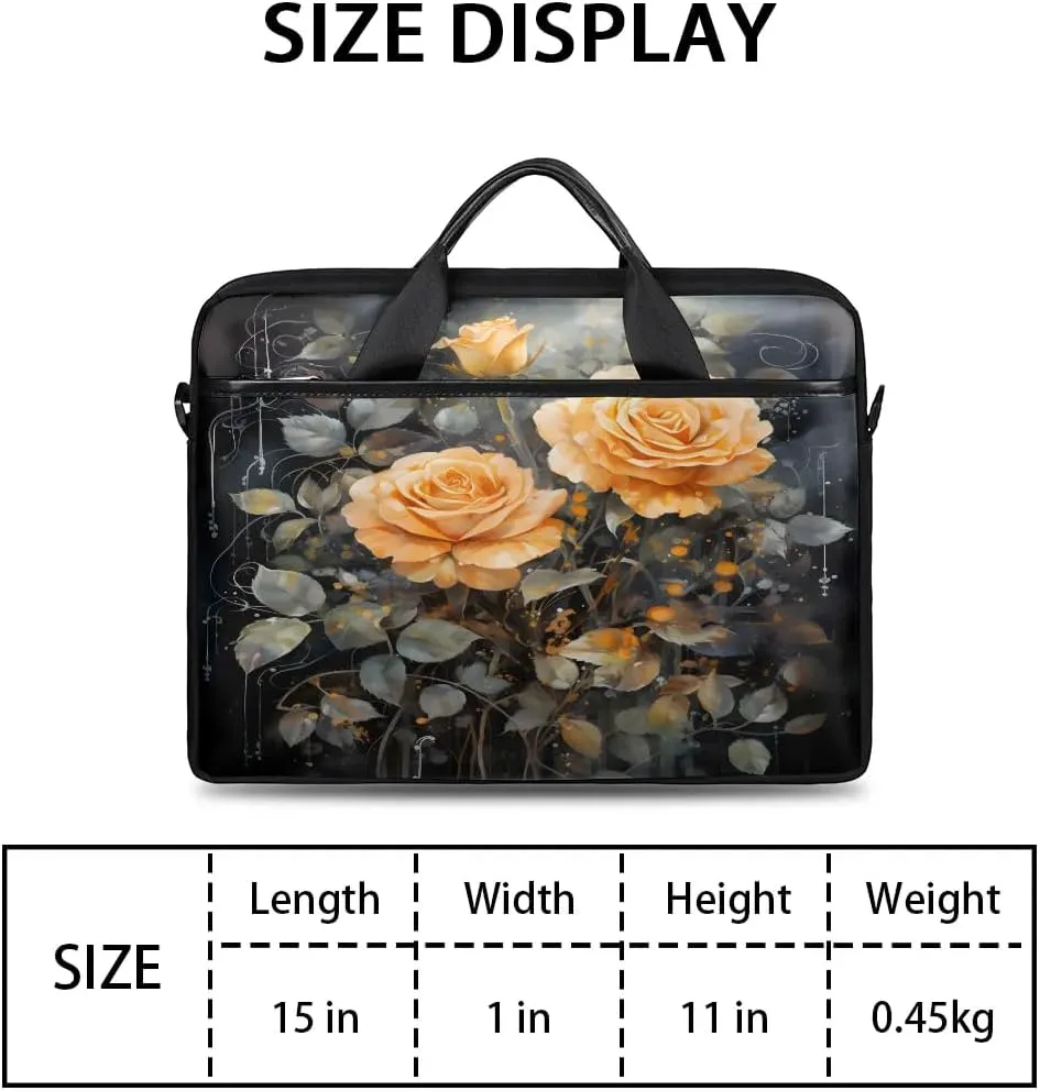 Laptop Shoulder Bag for 13-15 Inch Waterproof Laptop Sleeve Case Bag Slim Computer Carry Case Computer Cases for Laptops