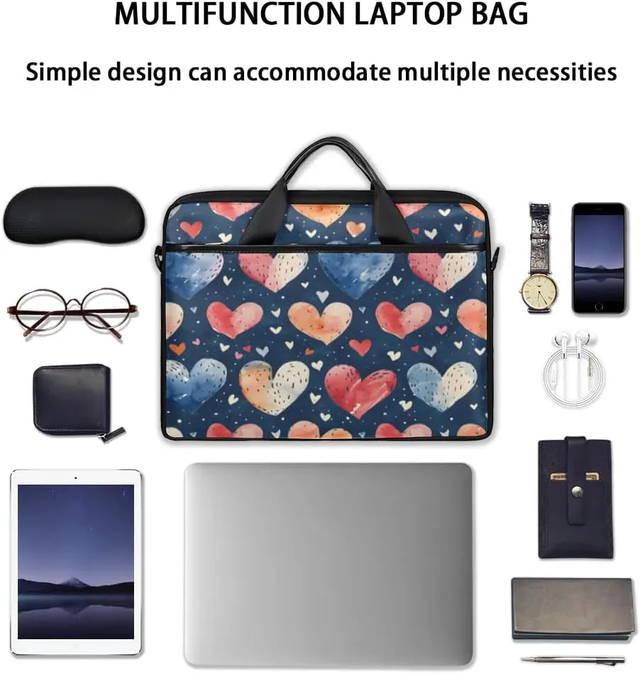 Laptop Shoulder Bag for 13-15 Inch Waterproof Laptop Sleeve Case Bag Slim Computer Carry Case Computer Cases for Laptops