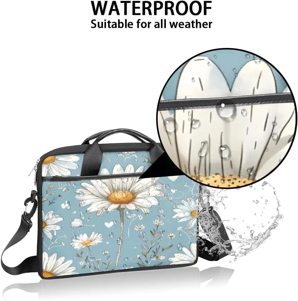 Laptop Shoulder Bag for 13-15 Inch Waterproof Laptop Sleeve Case Bag Slim Computer Carry Case Computer Cases for Laptops