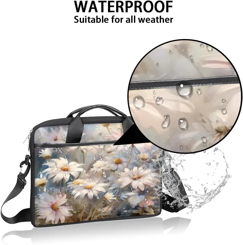 Laptop Shoulder Bag for 13-15 Inch Waterproof Laptop Sleeve Case Bag Slim Computer Carry Case Computer Cases for Laptops