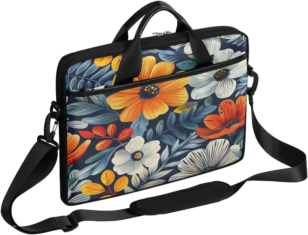 Laptop Shoulder Bag for 13-15 Inch Waterproof Laptop Sleeve Case Bag Slim Computer Carry Case Computer Cases for Laptops