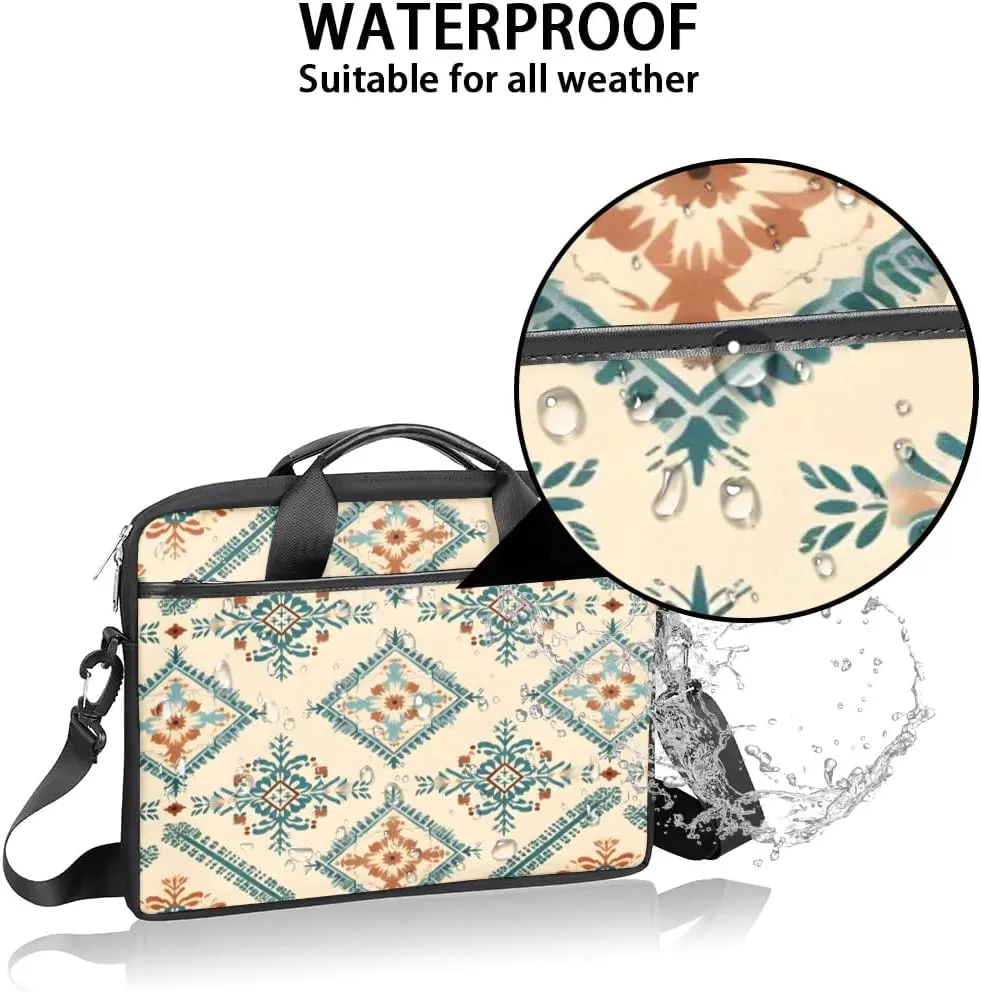 Laptop Shoulder Bag for 13-15 Inch Waterproof Laptop Sleeve Case Bag Slim Computer Carry Case Computer Cases for Laptops