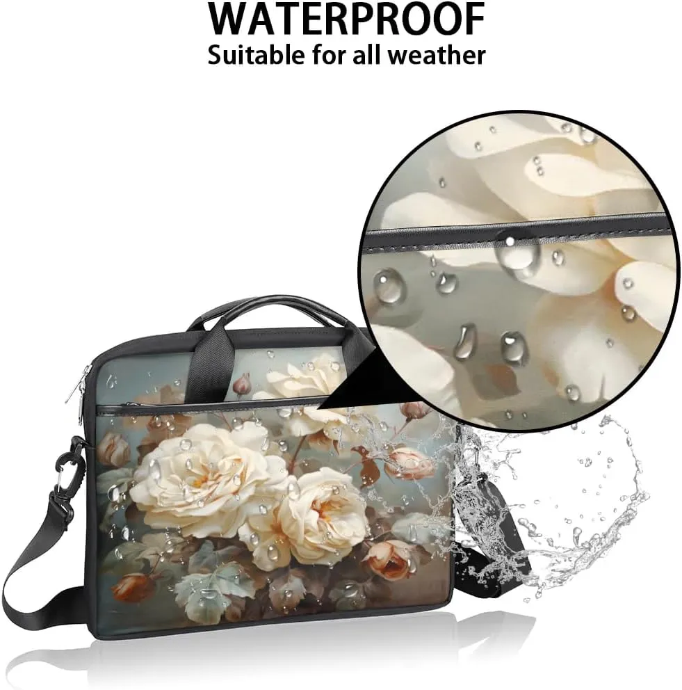 Laptop Shoulder Bag for 13-15 Inch Waterproof Laptop Sleeve Case Bag Slim Computer Carry Case Computer Cases for Laptops