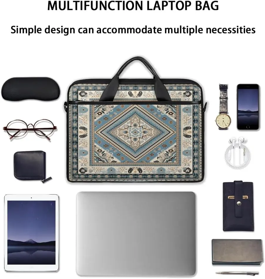 Laptop Shoulder Bag for 13-15 Inch Waterproof Laptop Sleeve Case Bag Slim Computer Carry Case Computer Cases for Laptops