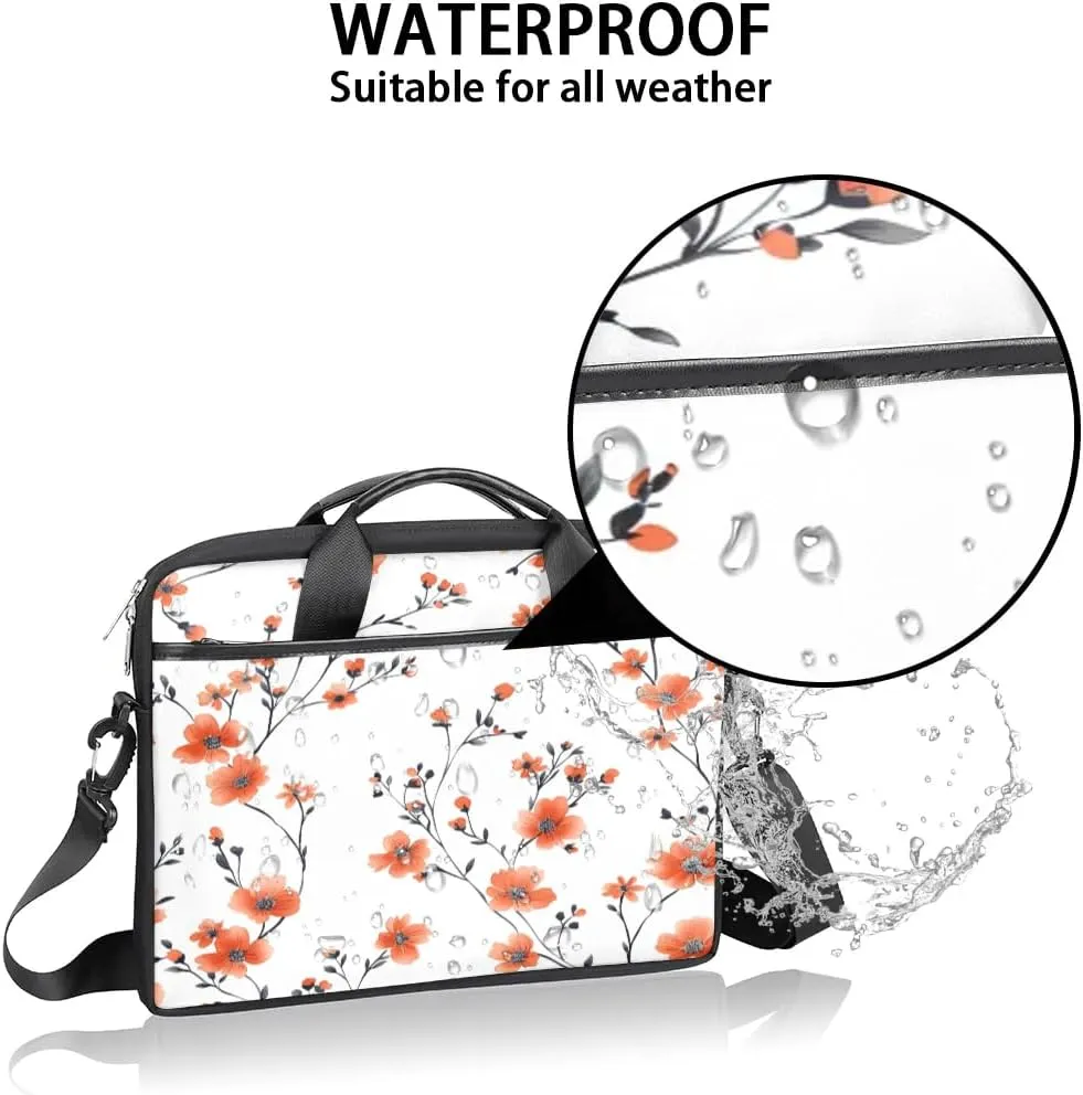 Laptop Shoulder Bag for 13-15 Inch Waterproof Laptop Sleeve Case Bag Slim Computer Carry Case Computer Cases for Laptops
