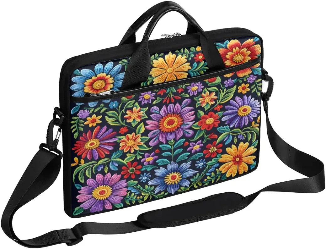 Laptop Shoulder Bag for 13-15 Inch Waterproof Laptop Sleeve Case Bag Slim Computer Carry Case Computer Cases for Laptops