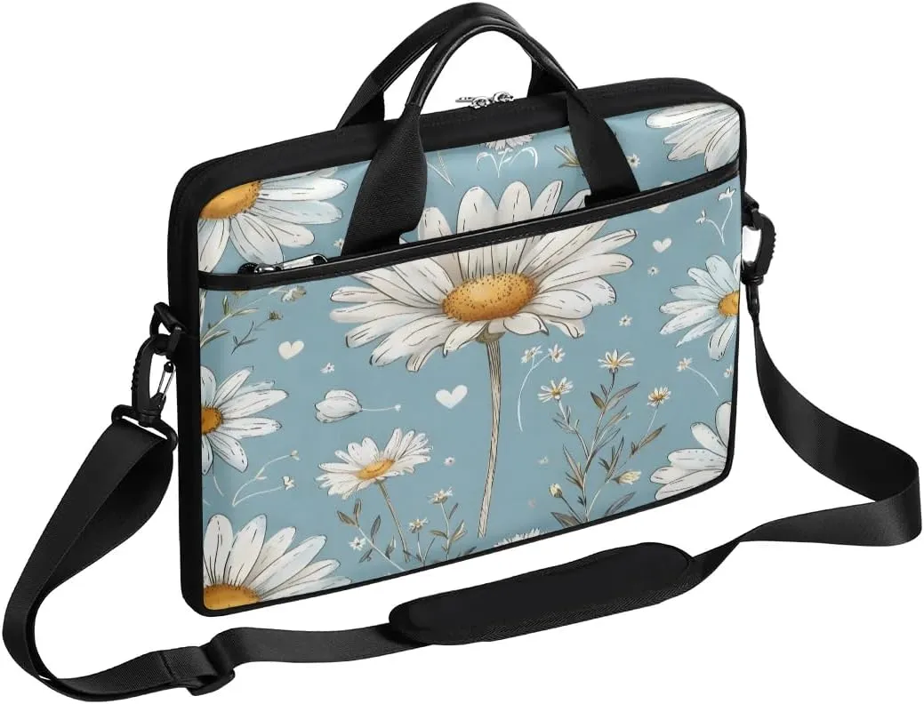 Laptop Shoulder Bag for 13-15 Inch Waterproof Laptop Sleeve Case Bag Slim Computer Carry Case Computer Cases for Laptops