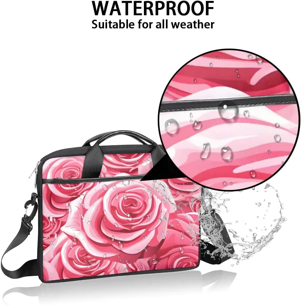 Laptop Shoulder Bag for 13-15 Inch Waterproof Laptop Sleeve Case Bag Slim Computer Carry Case Computer Cases for Laptops