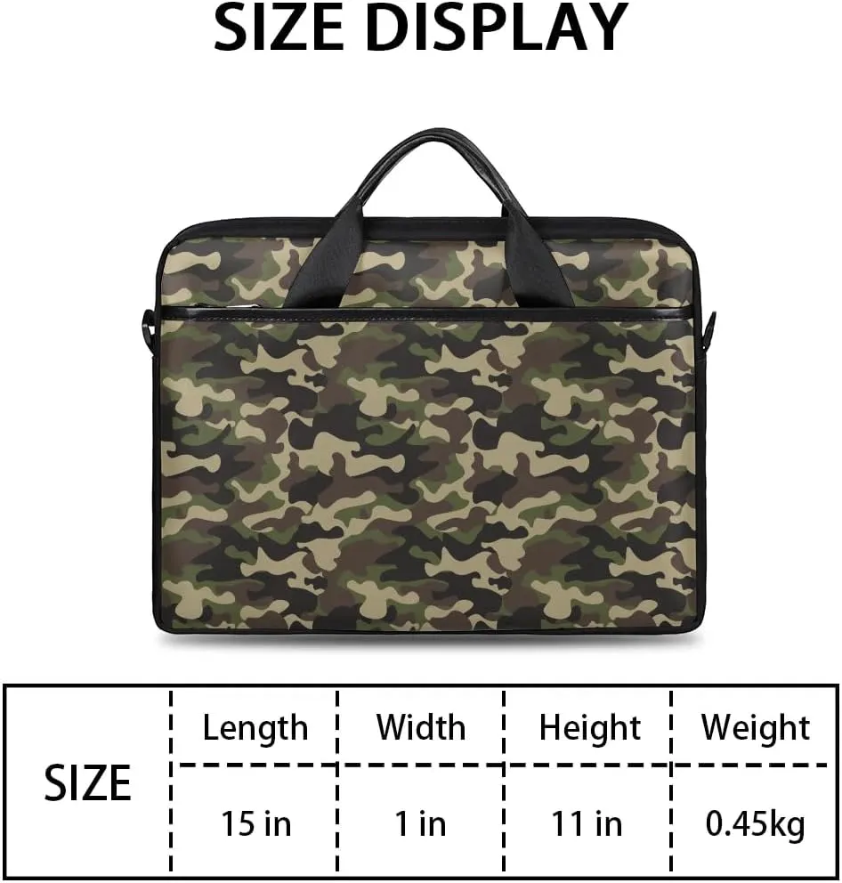 Laptop Shoulder Bag for 13-15 Inch Waterproof Laptop Sleeve Case Bag Slim Computer Carry Case Computer Cases for Laptops