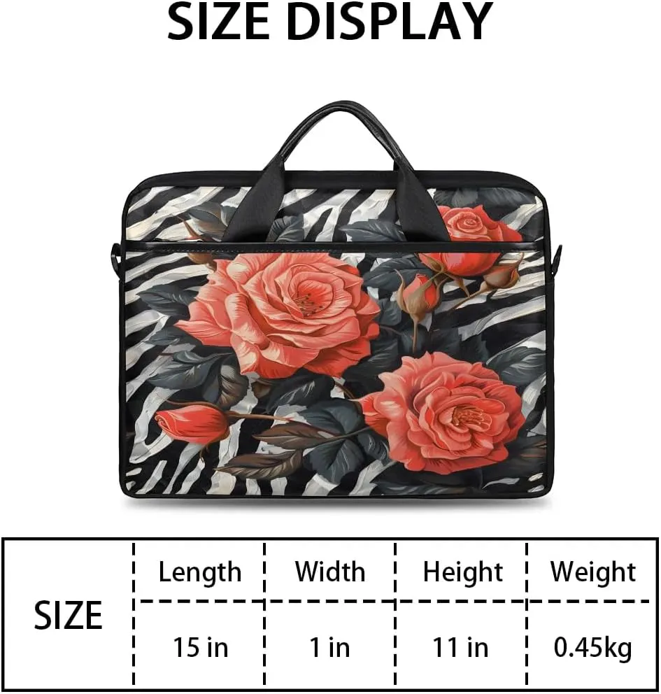 Laptop Shoulder Bag for 13-15 Inch Waterproof Laptop Sleeve Case Bag Slim Computer Carry Case Computer Cases for Laptops
