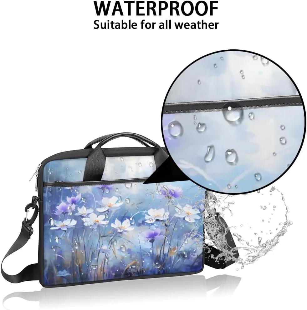 Laptop Shoulder Bag for 13-15 Inch Waterproof Laptop Sleeve Case Bag Slim Computer Carry Case Computer Cases for Laptops