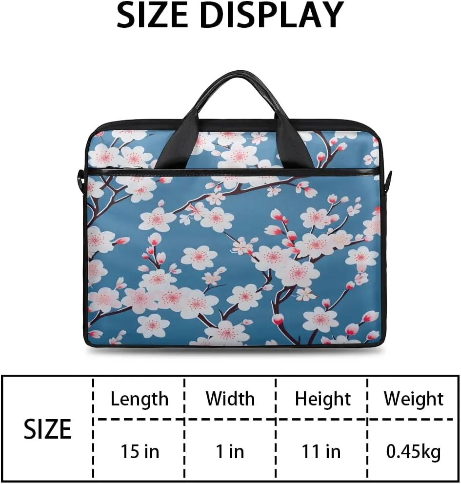 Laptop Shoulder Bag for 13-15 Inch Waterproof Laptop Sleeve Case Bag Slim Computer Carry Case Computer Cases for Laptops