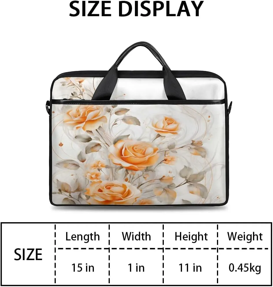 Laptop Shoulder Bag for 13-15 Inch Waterproof Laptop Sleeve Case Bag Slim Computer Carry Case Computer Cases for Laptops
