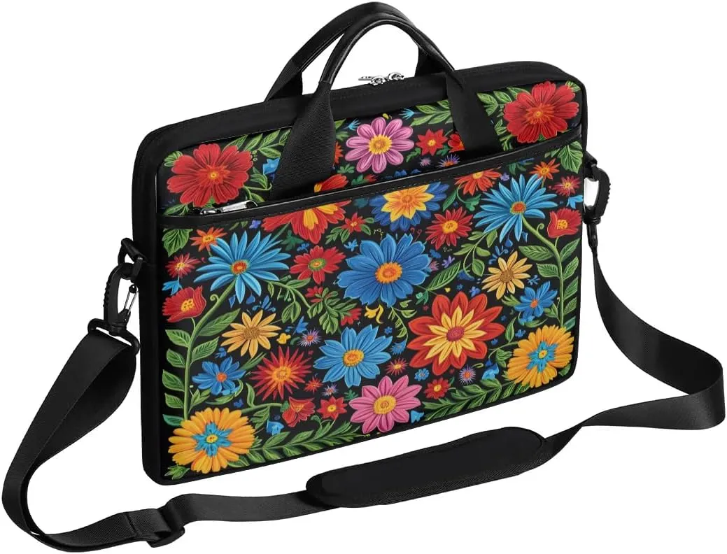 Laptop Shoulder Bag for 13-15 Inch Waterproof Laptop Sleeve Case Bag Slim Computer Carry Case Computer Cases for Laptops