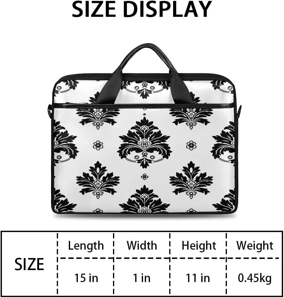 Laptop Shoulder Bag for 13-15 Inch Waterproof Laptop Sleeve Case Bag Slim Computer Carry Case Computer Cases for Laptops