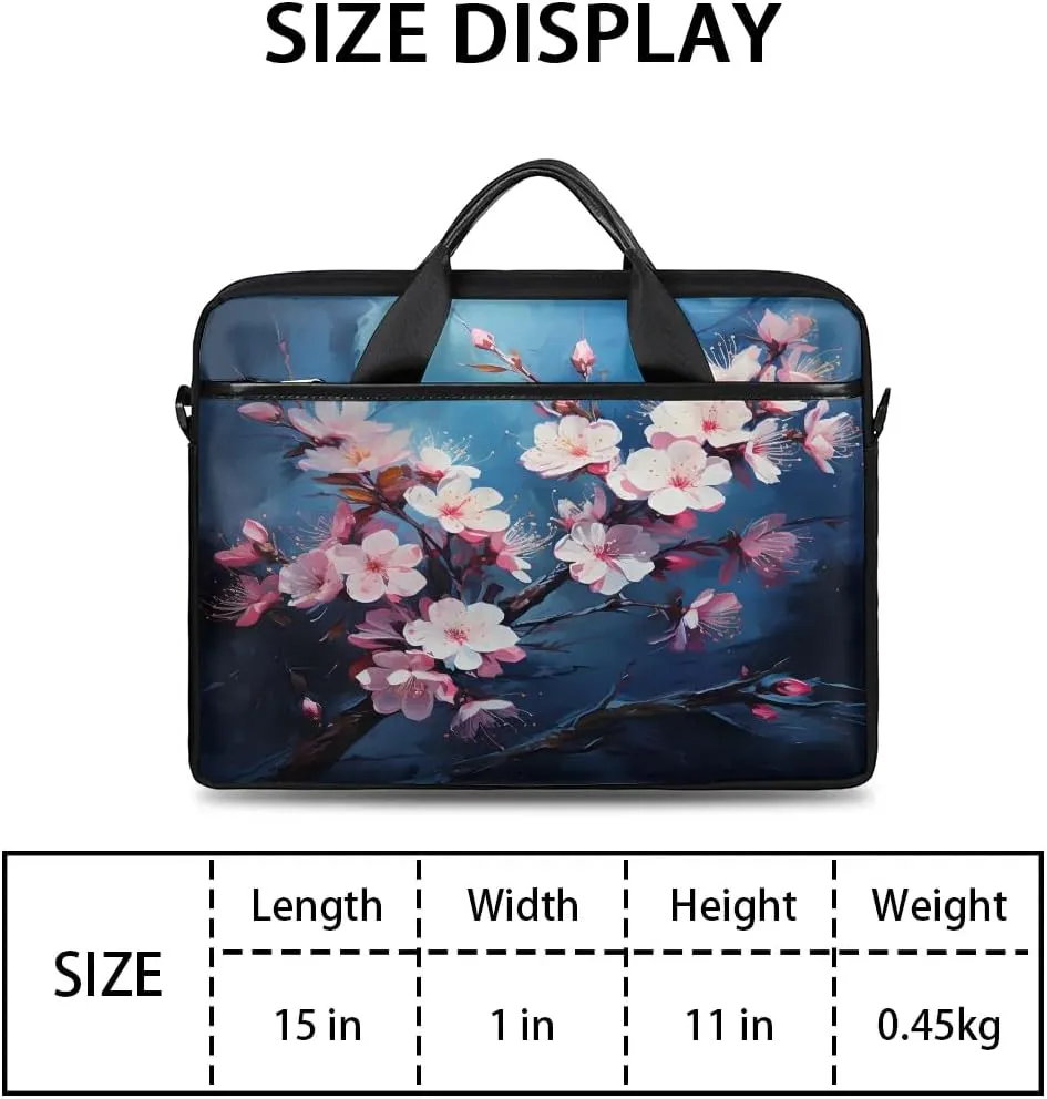 Laptop Shoulder Bag for 13-15 Inch Waterproof Laptop Sleeve Case Bag Slim Computer Carry Case Computer Cases for Laptops