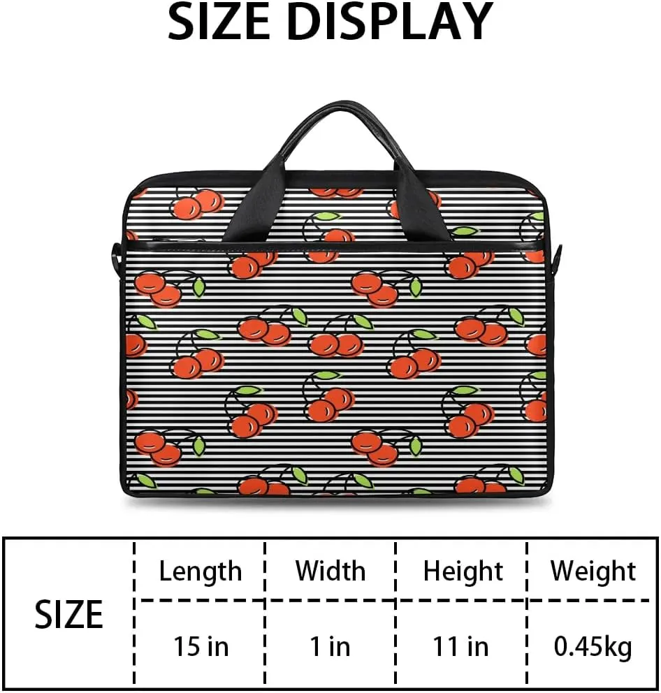 Laptop Shoulder Bag for 13-15 Inch Waterproof Laptop Sleeve Case Bag Slim Computer Carry Case Computer Cases for Laptops
