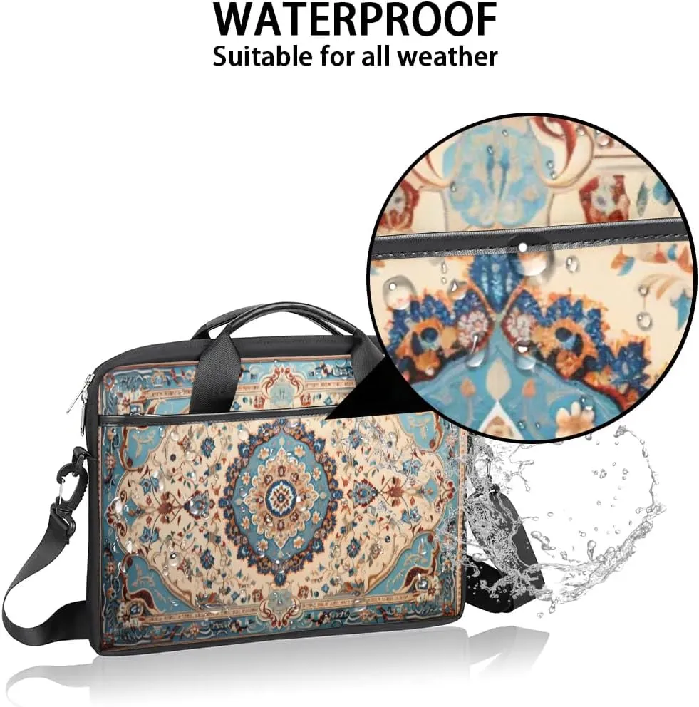 Laptop Shoulder Bag for 13-15 Inch Waterproof Laptop Sleeve Case Bag Slim Computer Carry Case Computer Cases for Laptops