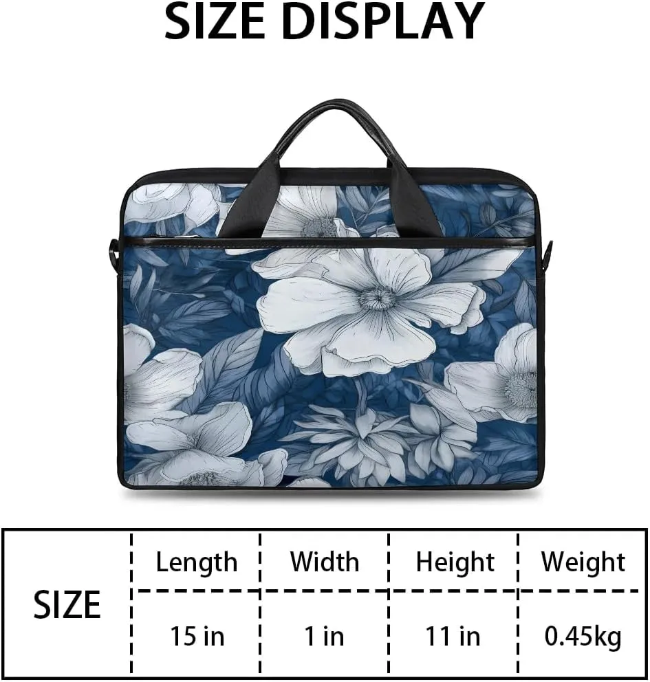 Laptop Shoulder Bag for 13-15 Inch Waterproof Laptop Sleeve Case Bag Slim Computer Carry Case Computer Cases for Laptops