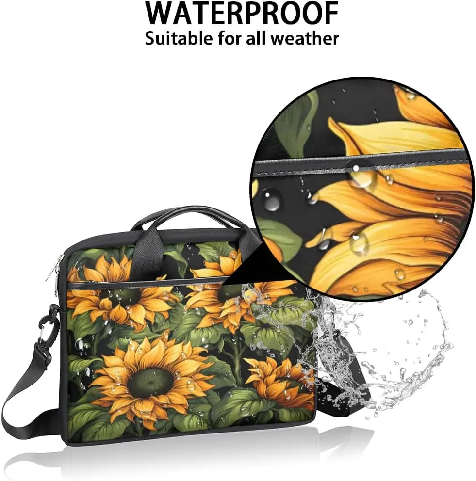 Laptop Shoulder Bag for 13-15 Inch Waterproof Laptop Sleeve Case Bag Slim Computer Carry Case Computer Cases for Laptops