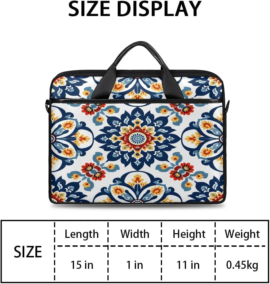 Laptop Shoulder Bag for 13-15 Inch Waterproof Laptop Sleeve Case Bag Slim Computer Carry Case Computer Cases for Laptops