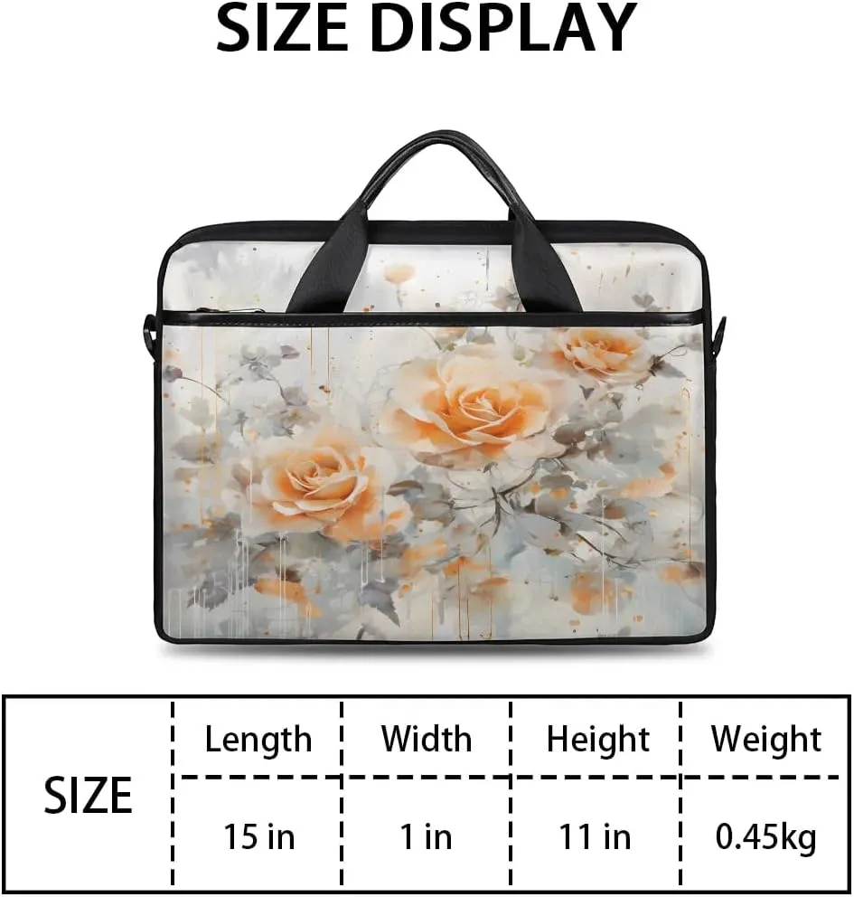 Laptop Shoulder Bag for 13-15 Inch Waterproof Laptop Sleeve Case Bag Slim Computer Carry Case Computer Cases for Laptops