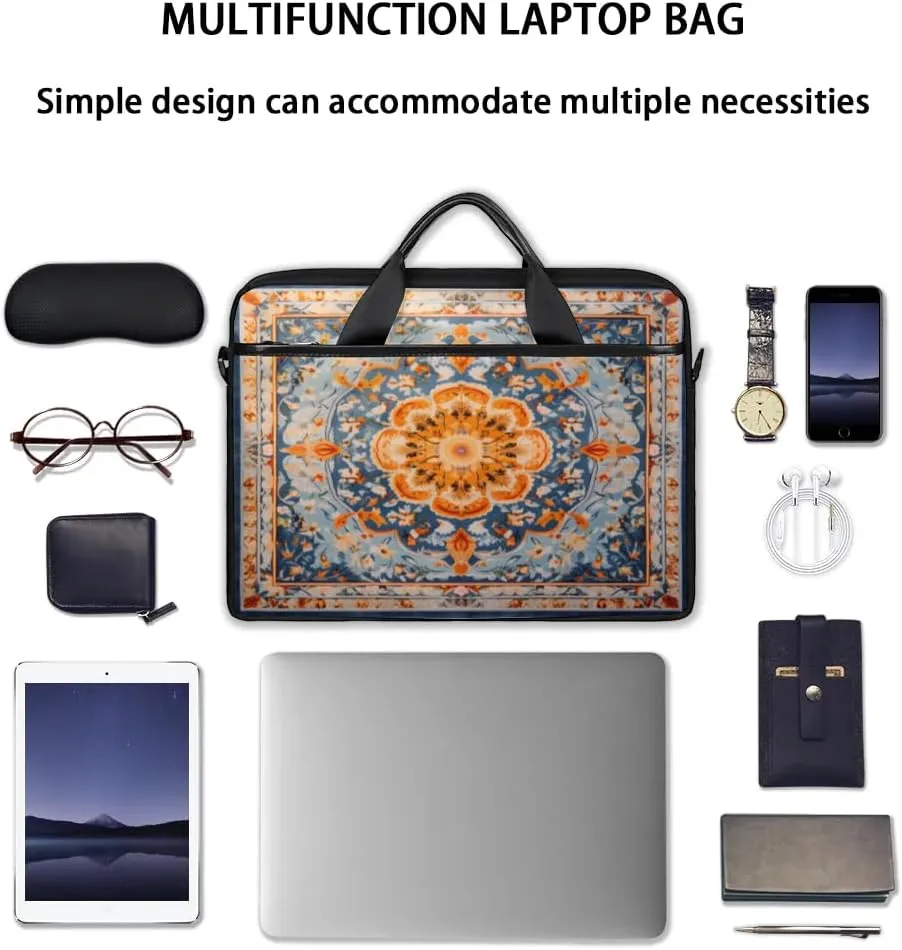 Laptop Shoulder Bag for 13-15 Inch Waterproof Laptop Sleeve Case Bag Slim Computer Carry Case Computer Cases for Laptops