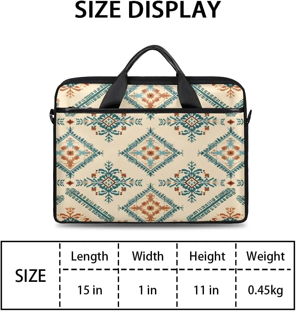 Laptop Shoulder Bag for 13-15 Inch Waterproof Laptop Sleeve Case Bag Slim Computer Carry Case Computer Cases for Laptops