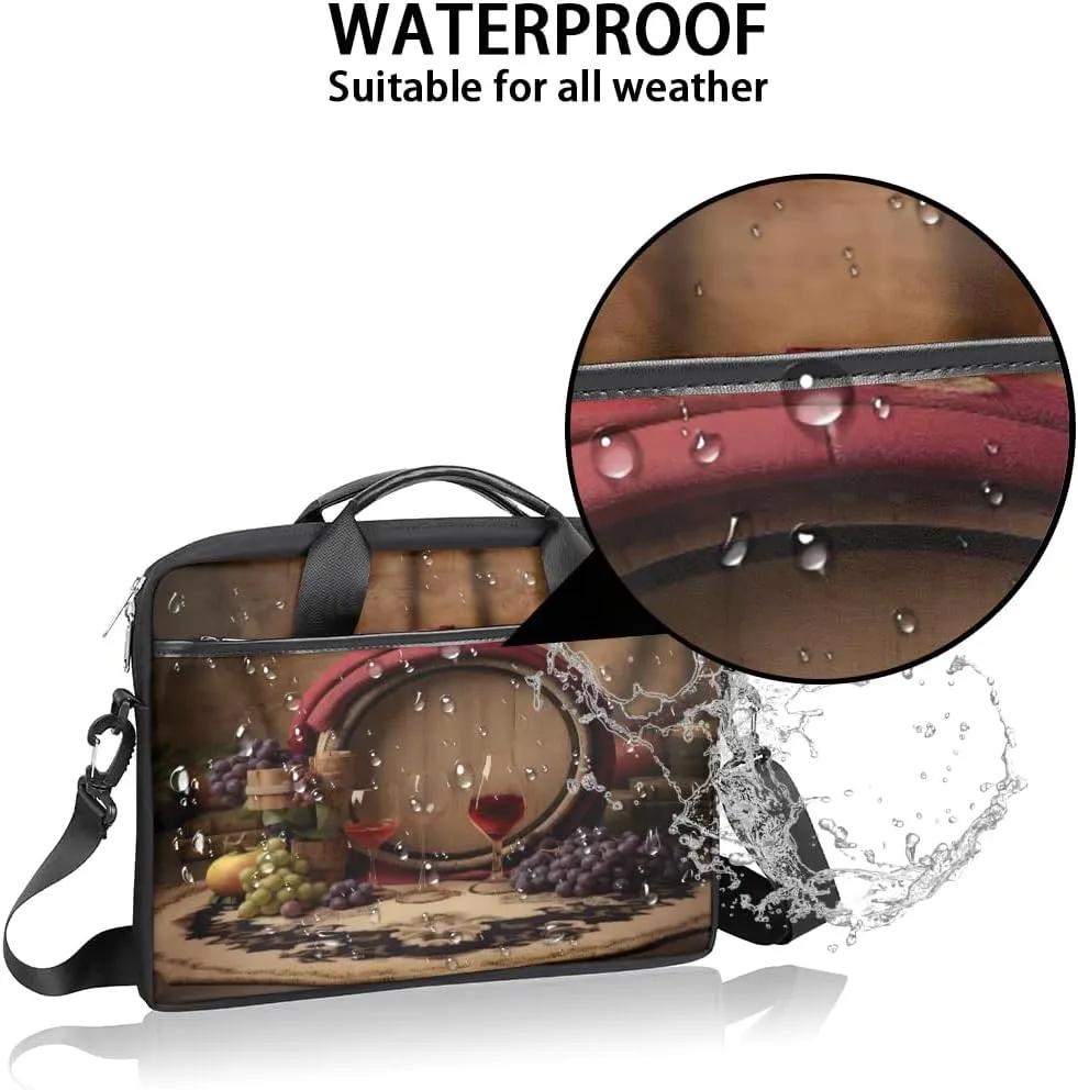 Laptop Shoulder Bag for 13-15 Inch Waterproof Laptop Sleeve Case Bag Slim Computer Carry Case Computer Cases for Laptops