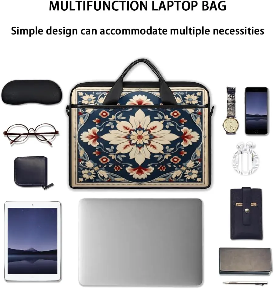Laptop Shoulder Bag for 13-15 Inch Waterproof Laptop Sleeve Case Bag Slim Computer Carry Case Computer Cases for Laptops