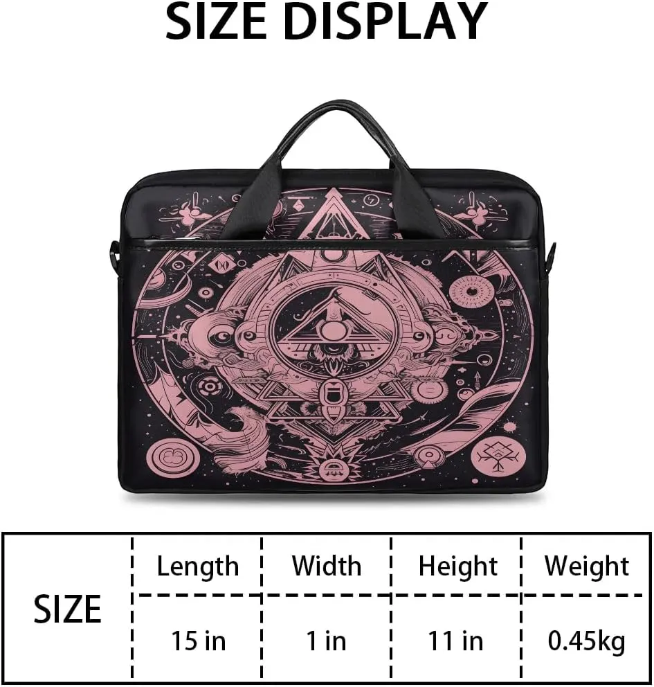 Laptop Shoulder Bag for 13-15 Inch Waterproof Laptop Sleeve Case Bag Slim Computer Carry Case Computer Cases for Laptops