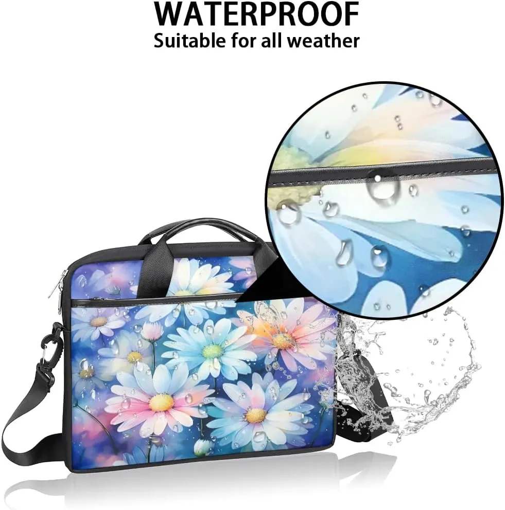 Laptop Shoulder Bag for 13-15 Inch Waterproof Laptop Sleeve Case Bag Slim Computer Carry Case Computer Cases for Laptops