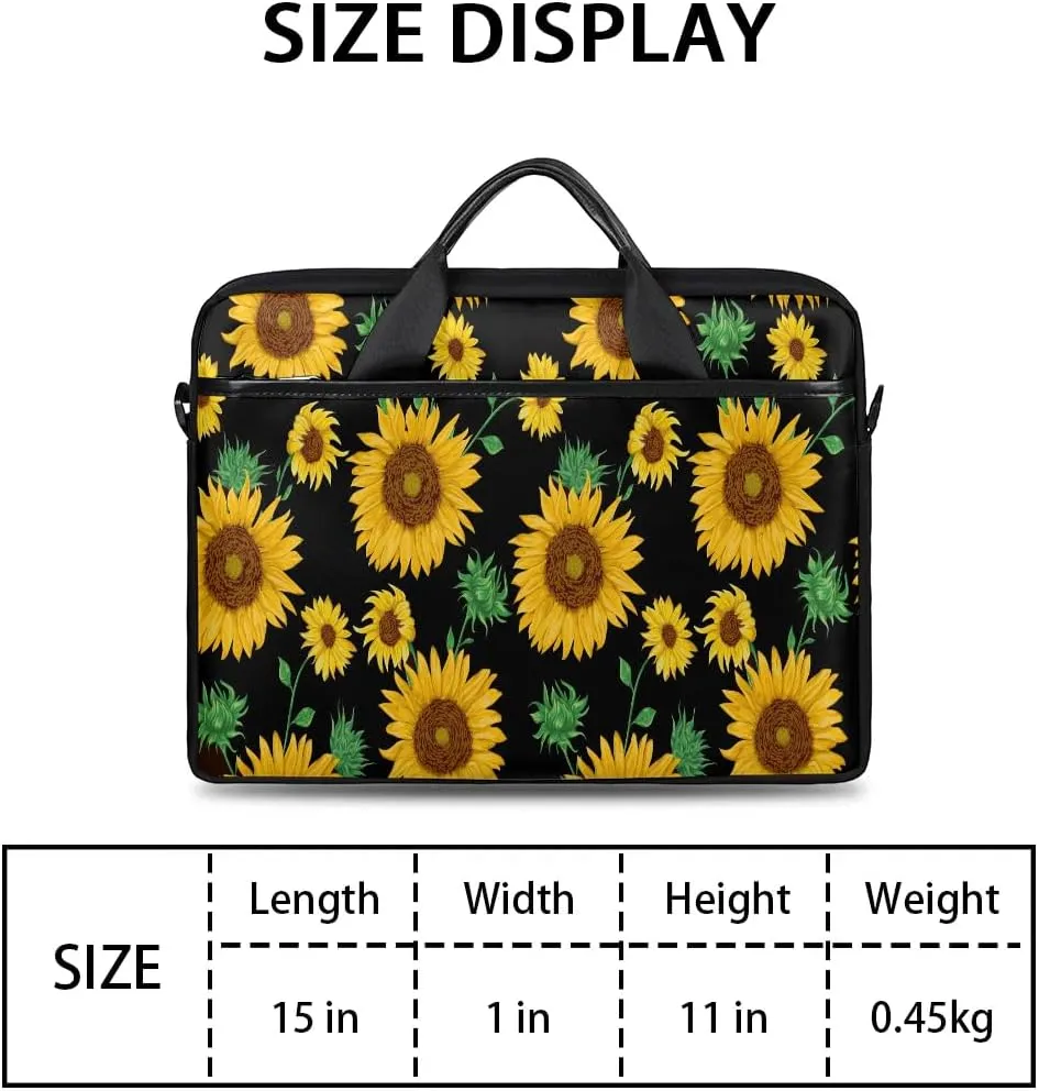 Laptop Shoulder Bag for 13-15 Inch Waterproof Laptop Sleeve Case Bag Slim Computer Carry Case Computer Cases for Laptops